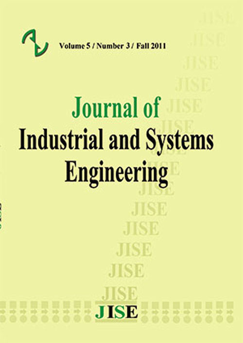 Industrial and Systems Engineering - Volume:14 Issue: 1, Winter 2021