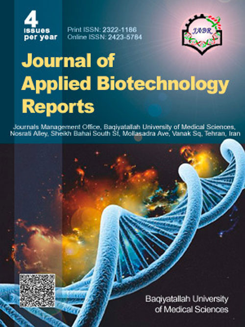 Applied Biotechnology Reports - Volume:9 Issue: 1, Winter 2022
