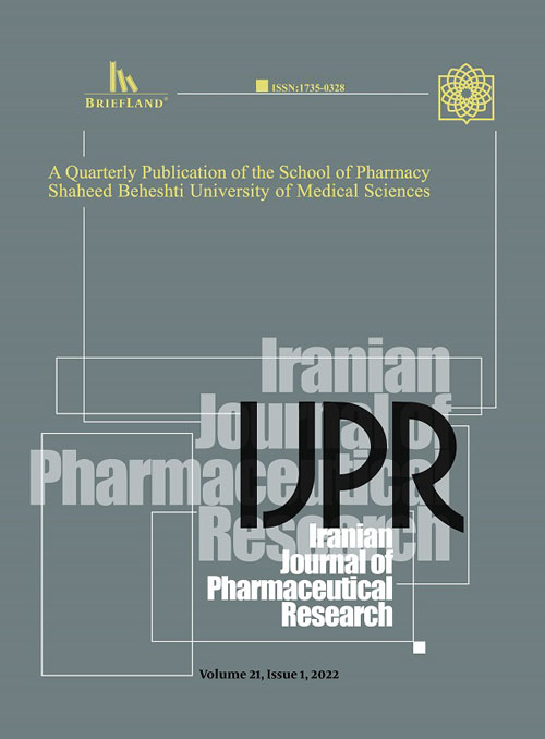 Pharmaceutical Research - Volume:21 Issue: 1, Winter 2022