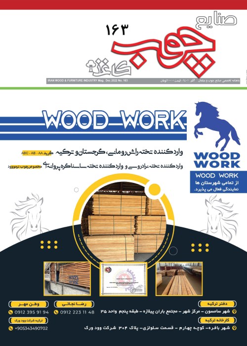 صنایع چوب و روکش - پیاپی 163 (آذر 1401)