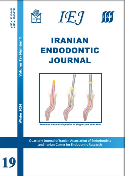 Iranian Endodontic Journal - Volume:19 Issue: 1, Winter 2024
