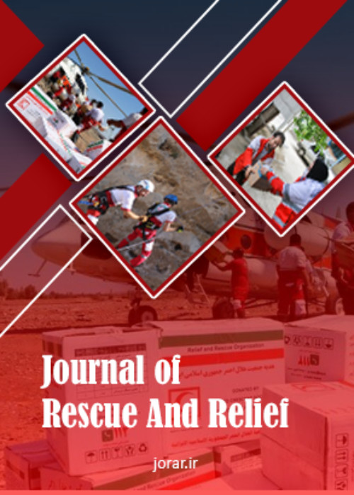 Scientific Journal of Rescue Relief - Volume:16 Issue: 1, Spring 2024