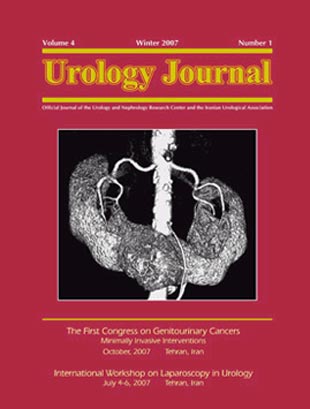 Urology Journal - Volume:4 Issue: 1, Winter2007