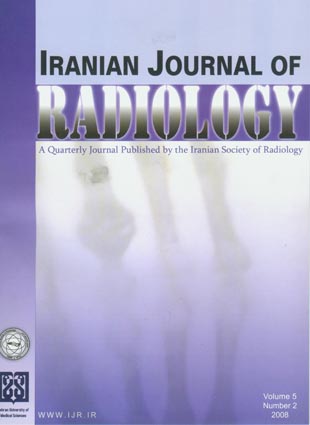 Iranian Journal of Radiology - Volume:5 Issue: 2, Winter 2008