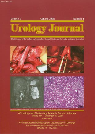 Urology Journal - Volume:5 Issue: 4, Autumn 2008