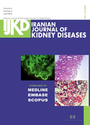 Kidney Diseases - Volume:3 Issue: 2, Apr 2009