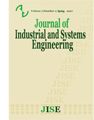 Industrial and Systems Engineering - Volume:3 Issue: 1, Spring 2009
