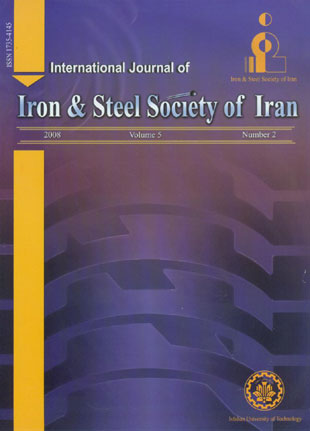 Iron and steel society of Iran - Volume:5 Issue: 2, Summer and Autumn 2008