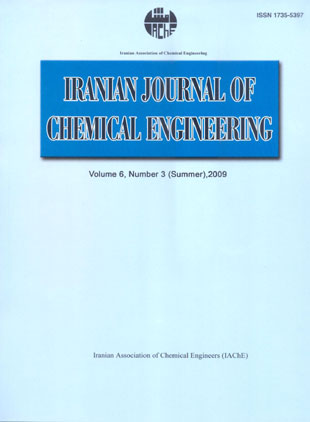 Chemical Engineering - Volume:6 Issue: 3, Summer 2009
