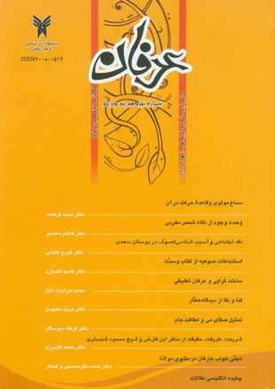 عرفان اسلامی - پیاپی 19 (بهار 1388)