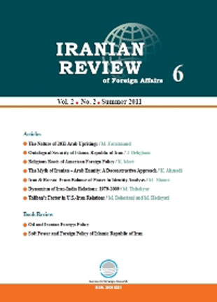 Review of Foreign Affairs - Volume:2 Issue: 2, Summer 2011