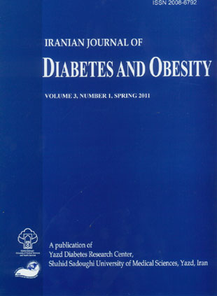 Diabetes and Obesity - Volume:3 Issue: 1, Spring 2011
