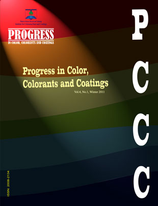 Progress in Color, Colorants and Coatings - Volume:4 Issue: 1, Winter 2011
