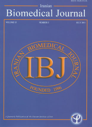 Iranian Biomedical Journal - Volume:15 Issue: 3, Jul 2011