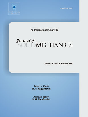 Solid Mechanics - Volume:1 Issue: 4, Autumn 2009