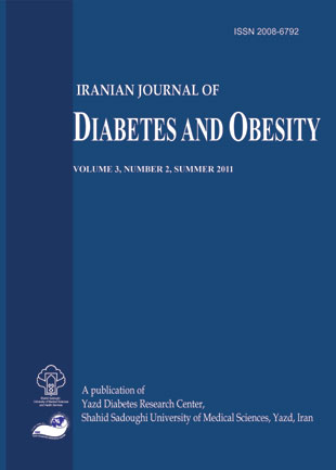 Diabetes and Obesity - Volume:3 Issue: 2, Summer 2011