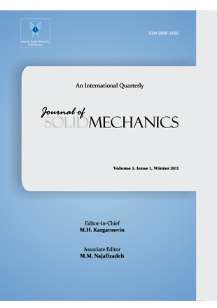 Solid Mechanics - Volume:3 Issue: 1, Winter 2011