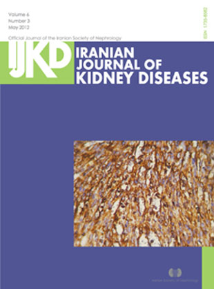 Kidney Diseases - Volume:6 Issue: 3, May 2012