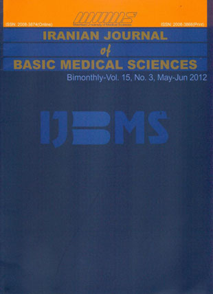 Basic Medical Sciences - Volume:15 Issue: 3, May-Jun 2012