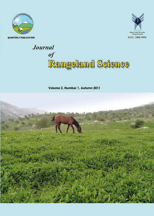 Rangeland Science - Volume:2 Issue: 1, Autumn 2011