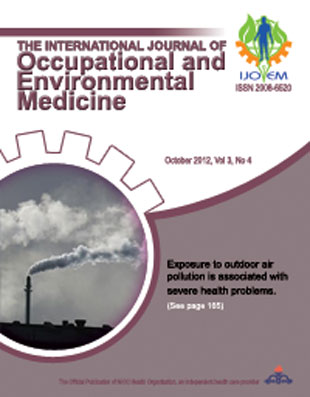 Occupational and Environmental Medicine - Volume:3 Issue: 4, Oct 2012