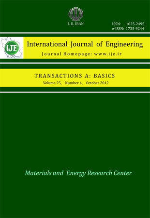 Engineering - Volume:25 Issue: 4, Oct 2012
