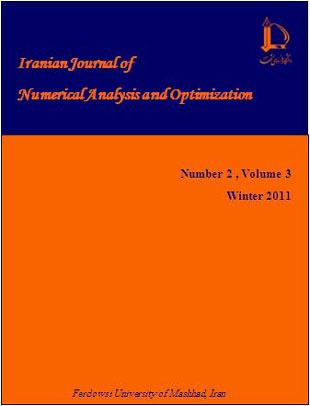 Numerical Analysis and Optimization - Volume:3 Issue: 1, Winter and Spring 2013