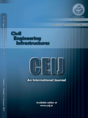 Civil Engineering Infrastructures Journal - Volume:46 Issue: 1, Jan 2013