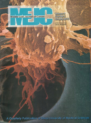 Middle East Journal of Cancer - Volume:4 Issue: 1, Jan 2013