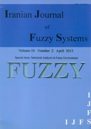 fuzzy systems - Volume:10 Issue: 2, Apr 2013