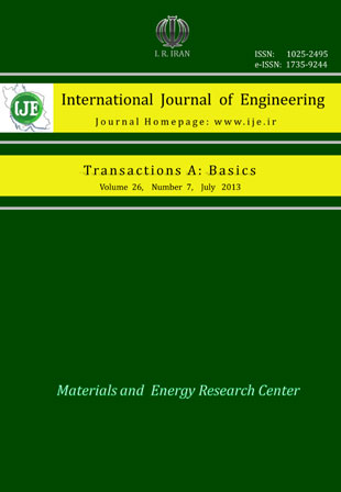 Engineering - Volume:26 Issue: 7, Jul 2013