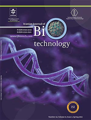 Biotechnology - Volume:11 Issue: 2, Spring 2013