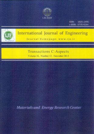 Engineering - Volume:26 Issue: 12, Dec 2013