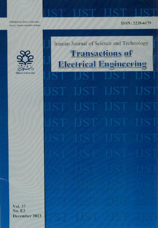 Science and Technology Transactions of Electrical Engineering - Volume:37 Issue: 2, 2013