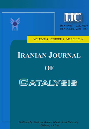 Catalysis - Volume:4 Issue: 1, Winter 2014