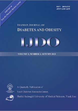 Diabetes and Obesity - Volume:5 Issue: 3, Autumn 2013