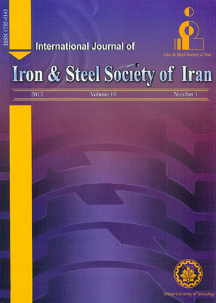 Iron and steel society of Iran - Volume:10 Issue: 1, Summer and Autumn 2013