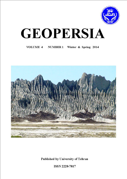 Geopersia - Volume:4 Issue: 1, Winter-Spring 2014