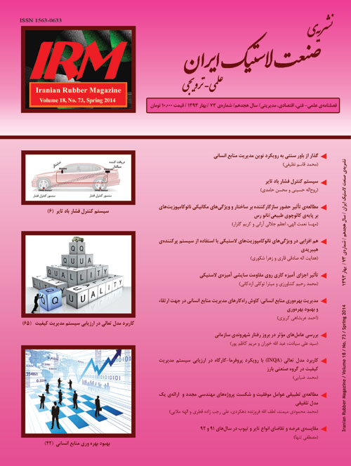 صنعت لاستیک ایران - پیاپی 73 (بهار 1393)
