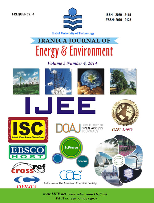 Energy & Environment - Volume:5 Issue: 3, Summer 2014