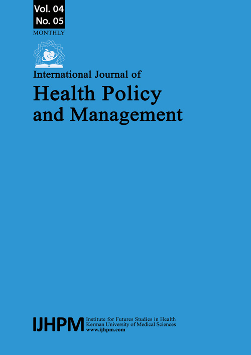 Health Policy and Management - Volume:4 Issue: 5, May 2015
