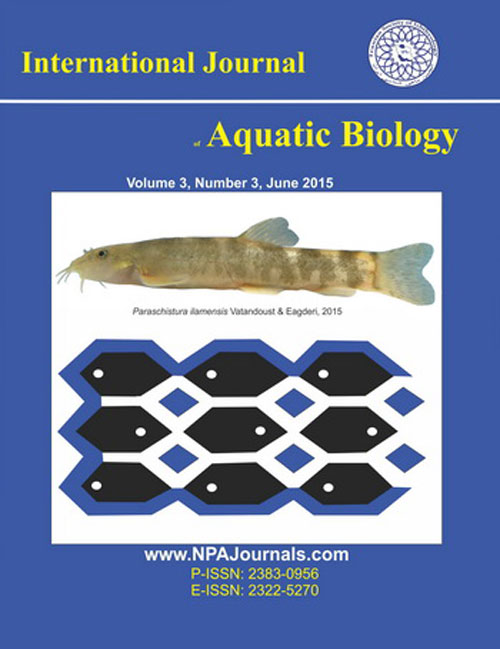 International Journal of Aquatic Biology - Volume:3 Issue: 3, Jun 2015