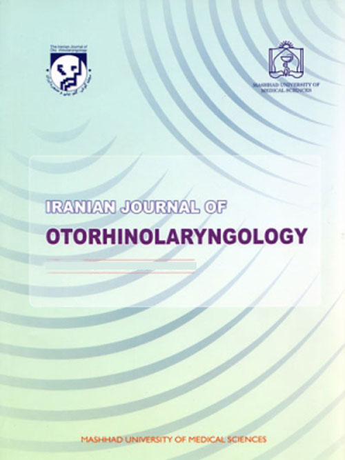 Otorhinolaryngology - Volume:27 Issue: 4, Jul 2015