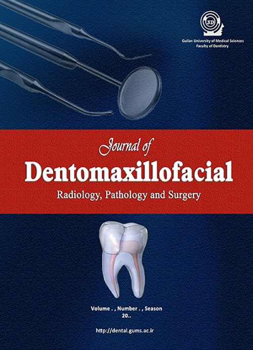 Dentomaxillofacil Radiology, Pathology and Surgery - Volume:4 Issue: 2, Summer 2015