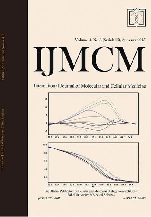 International Journal of Molecular and Cellular Medicine - Volume:4 Issue: 15, Summer 2015