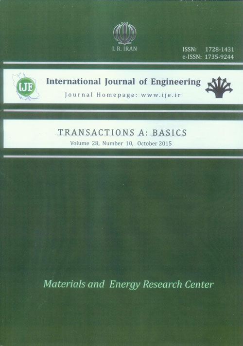 Engineering - Volume:28 Issue: 10, Oct 2015