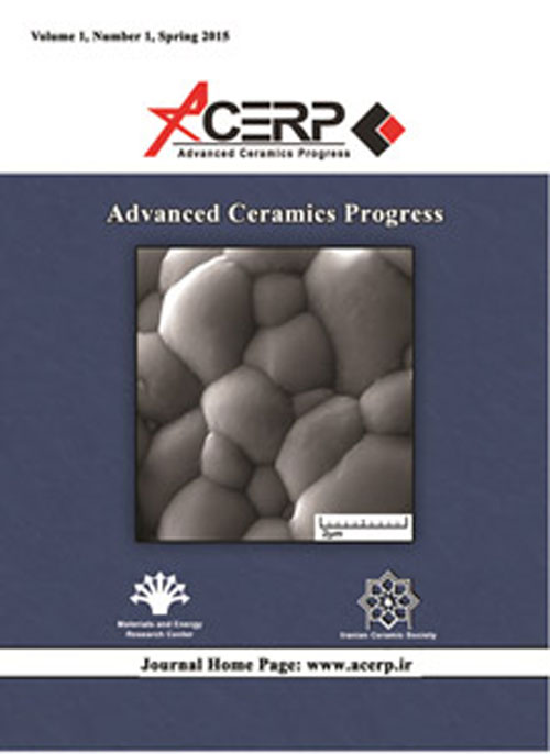 Advanced Ceramics Progress - Volume:1 Issue: 2, 2015 summer