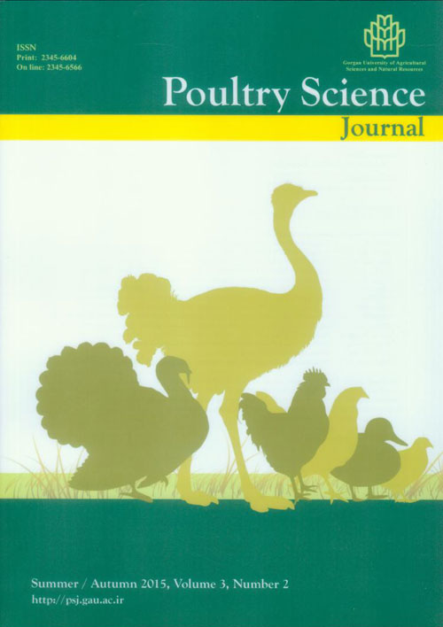 Poultry Science Journal - Volume:3 Issue: 2, Summer-Autumn 2015
