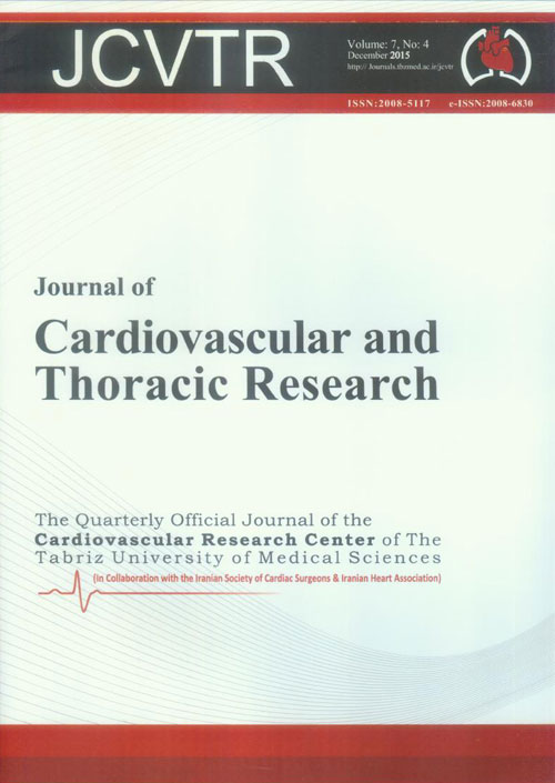 Cardiovascular and Thoracic Research - Volume:7 Issue: 4, Dec 2015