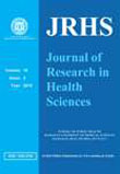 Research in Health Sciences - Volume:15 Issue: 4, Fall 2015